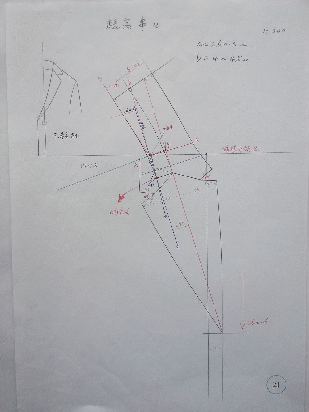服装制作 | 87张高清领子制版笔记