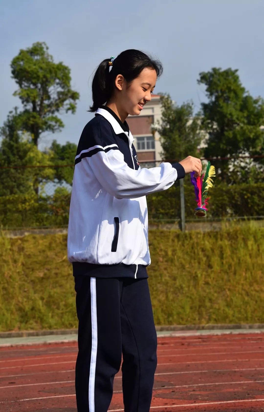 最美校服,学院风范——光正校园美丽风景线