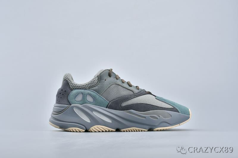 椰子老爹鞋 yeezy boost 700 teal blue 水鸭蓝配色