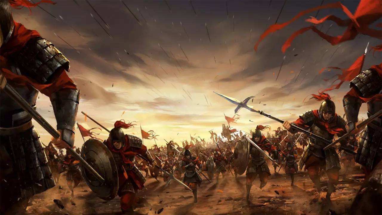 城濮大战中,晋国以少胜多击败楚国,用的战术是战马蒙眼披虎皮