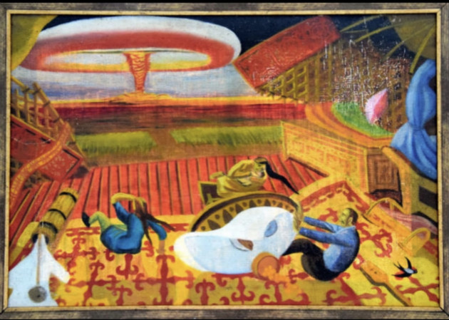 无臂哈萨克斯坦画家:希望我们是核武器最后受害者