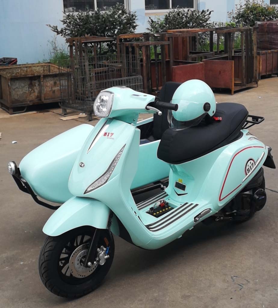 13800元,国内唯一可上牌的环爵踏板挎子升级版上市,竟然砸不烂