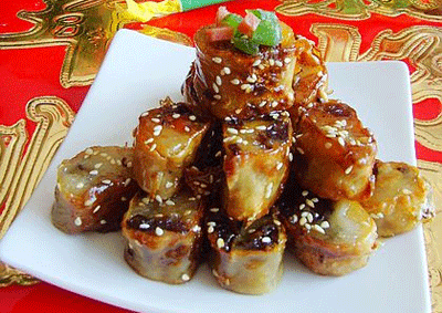 老北京小吃十三绝—糖卷果