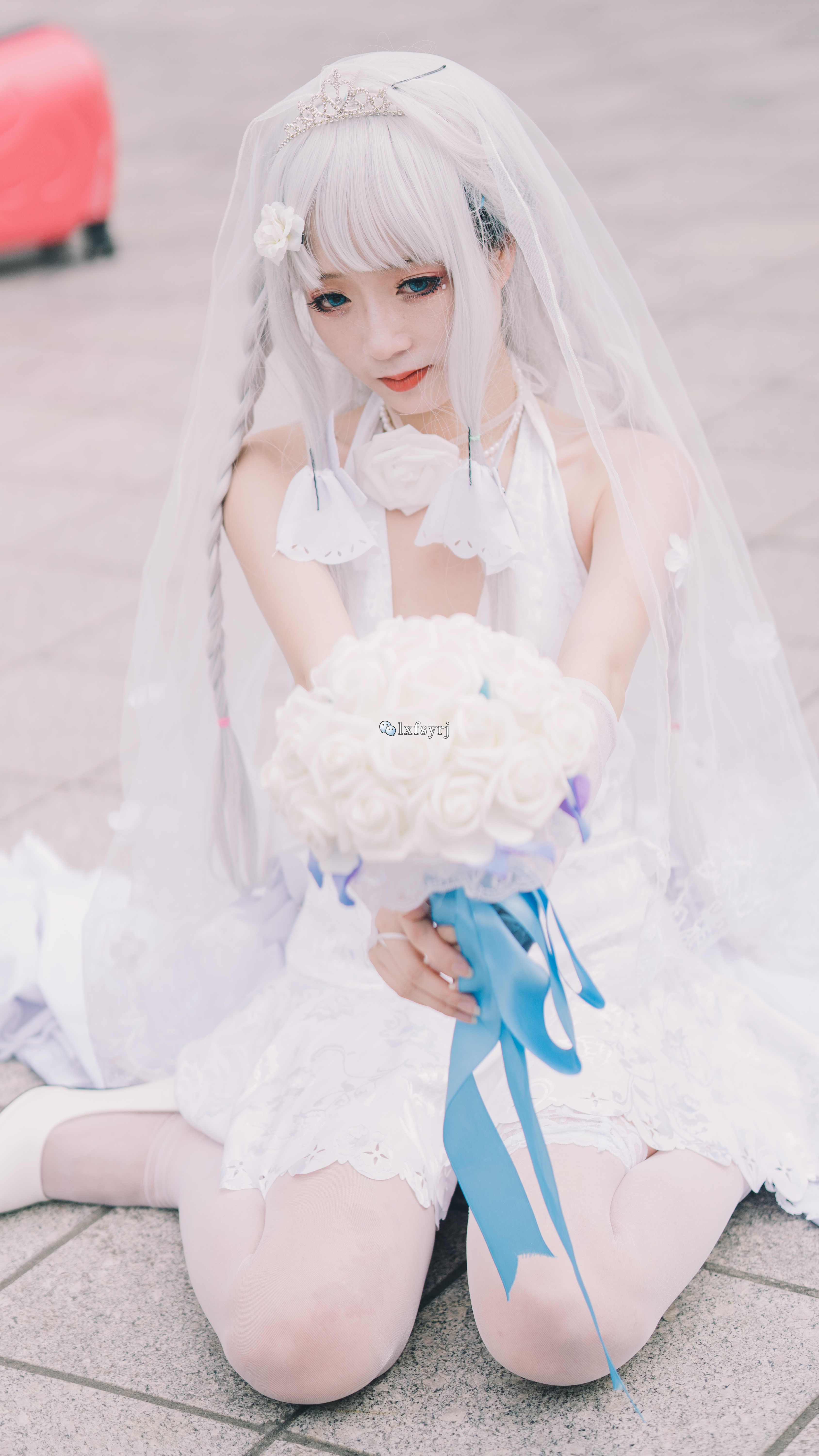 成都国庆cd24漫展返图碧蓝航线光辉花嫁cos