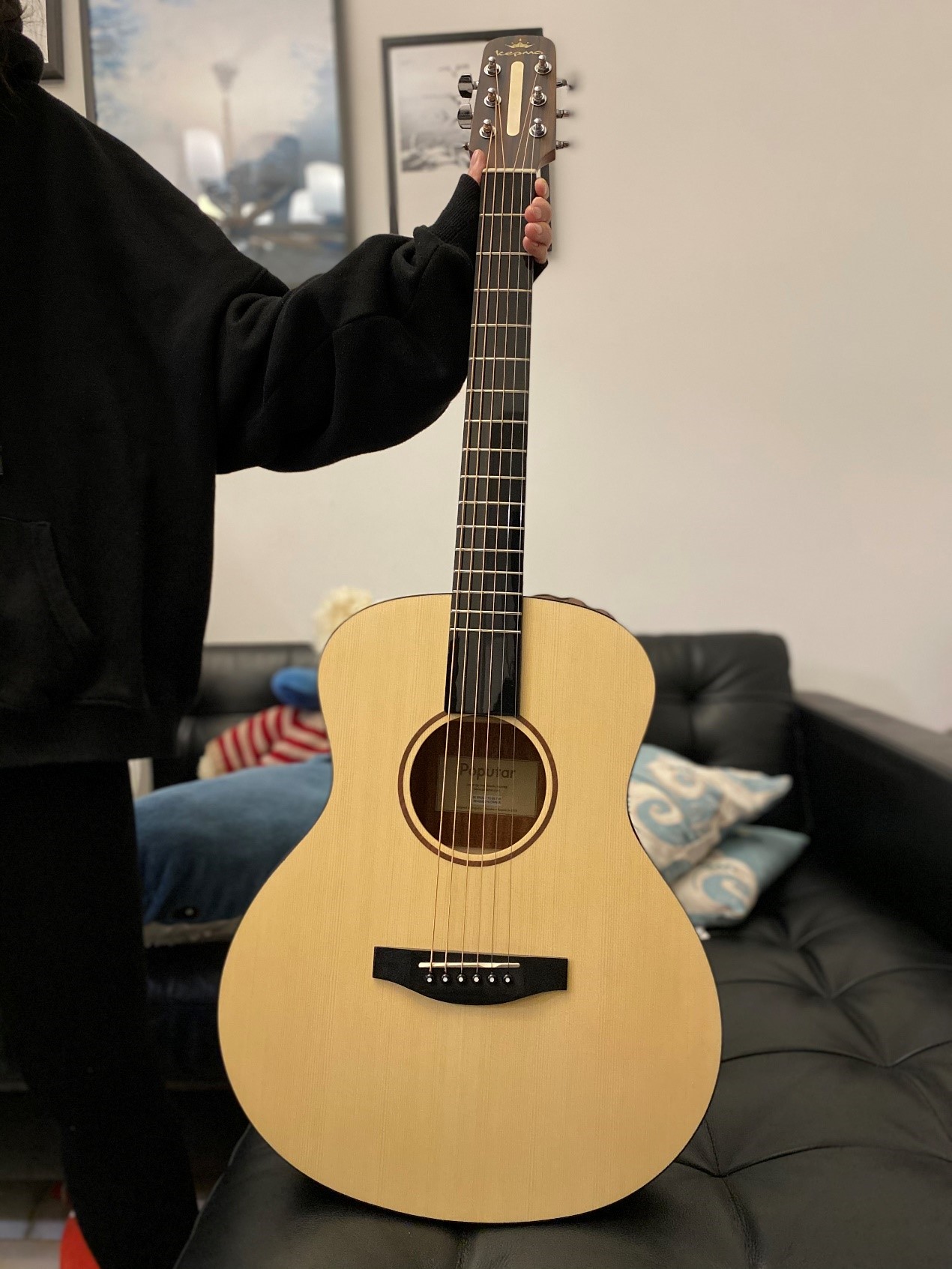 poputar智能吉他卡马联名款评测体验玩音乐游戏的同时学会弹吉他