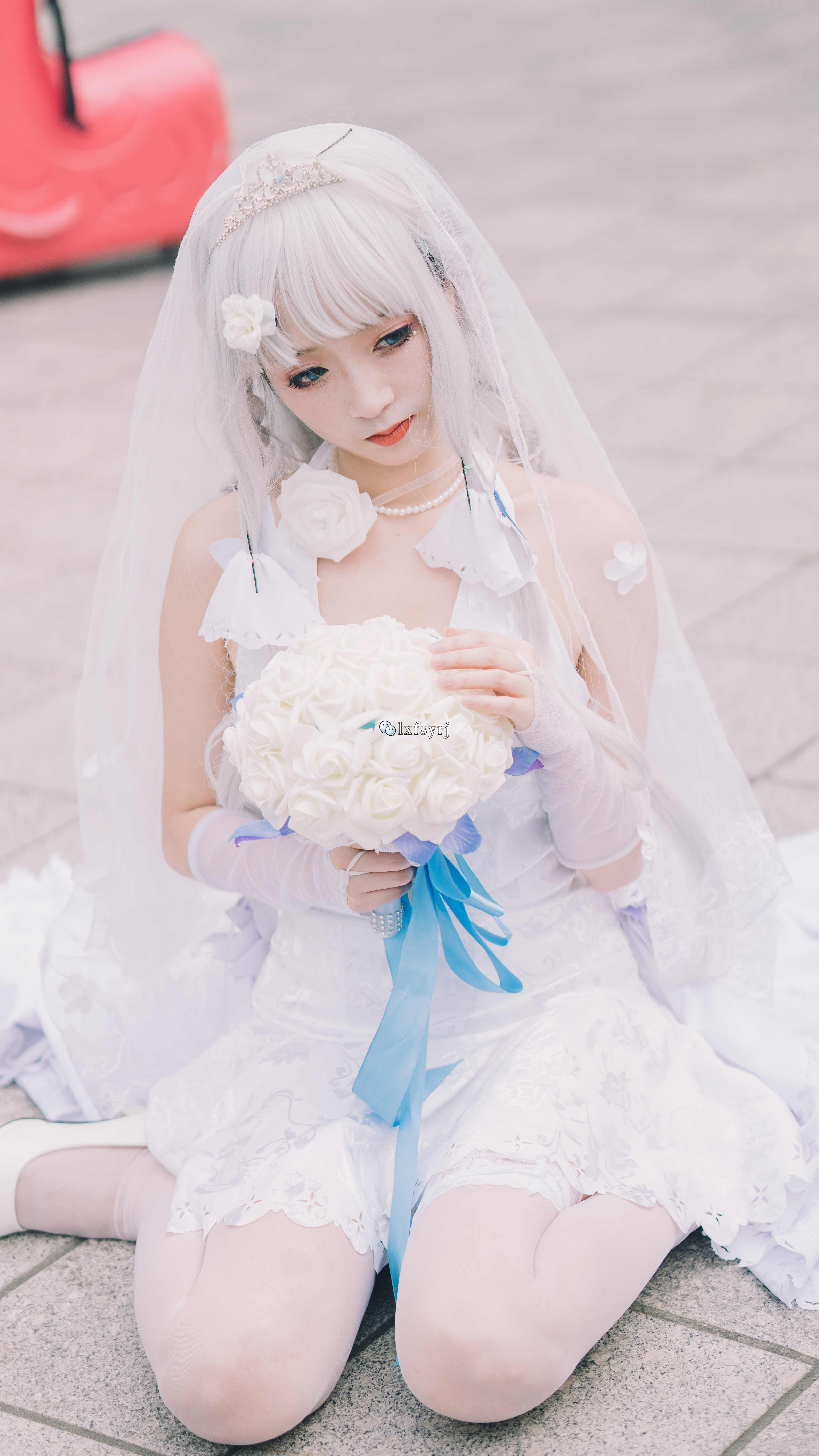 成都国庆cd24漫展返图碧蓝航线光辉花嫁cos