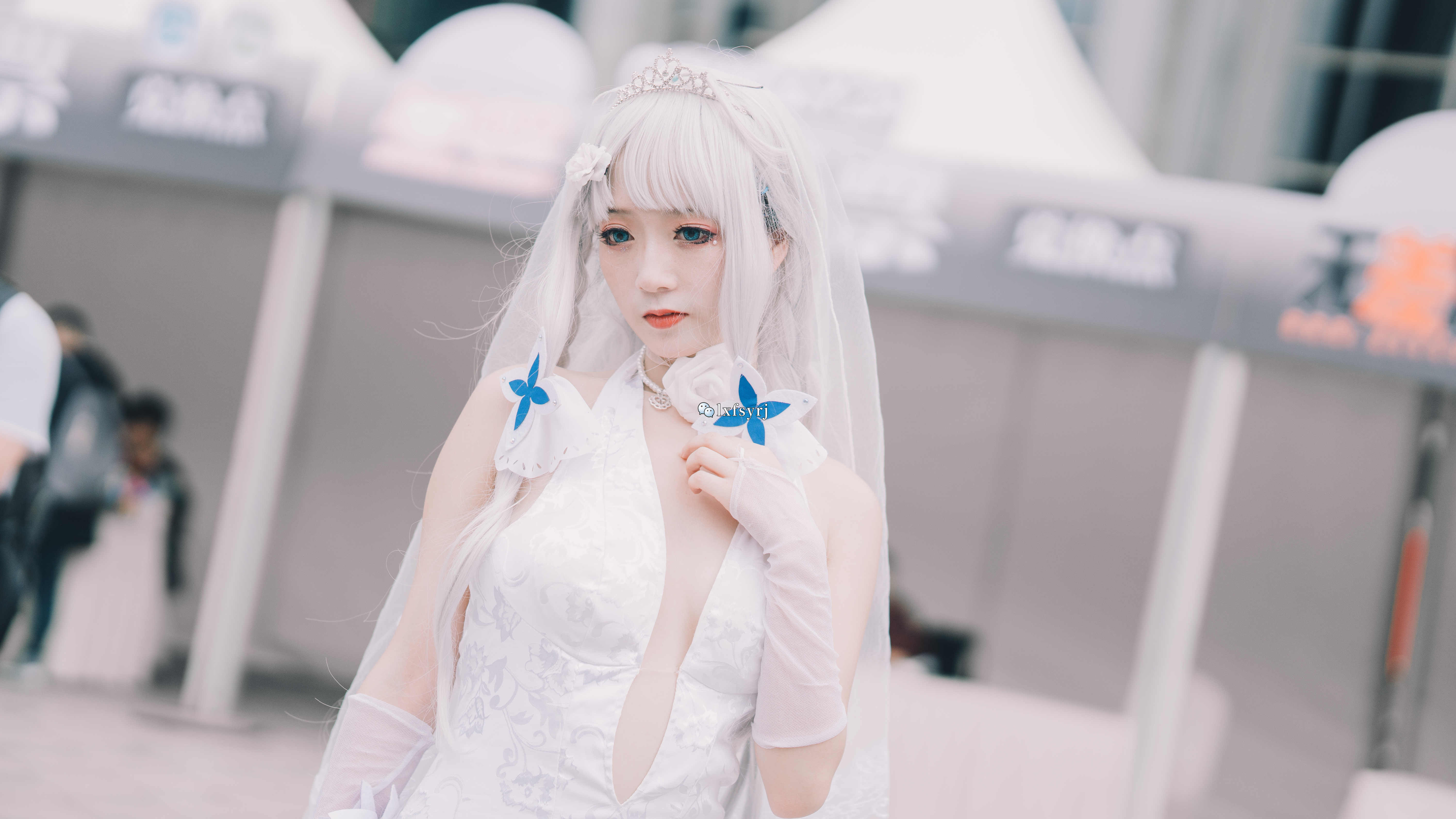 成都国庆cd24漫展返图:碧蓝航线光辉花嫁cos