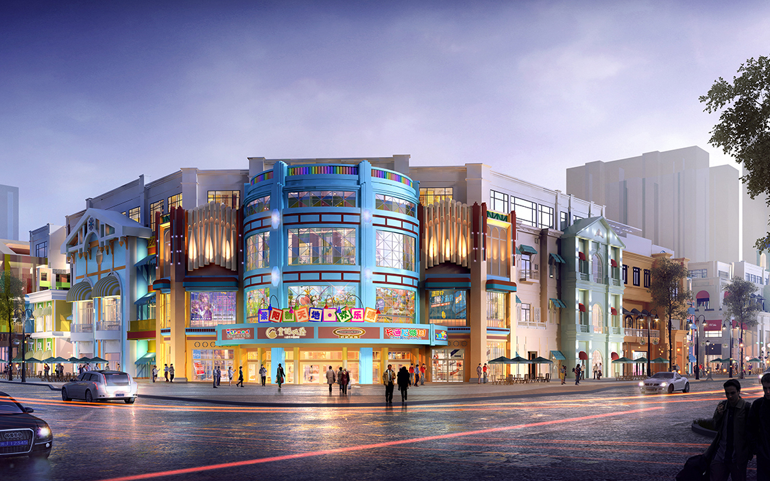 乐园式城央会客厅:绿城新天地商业街区设计欣赏