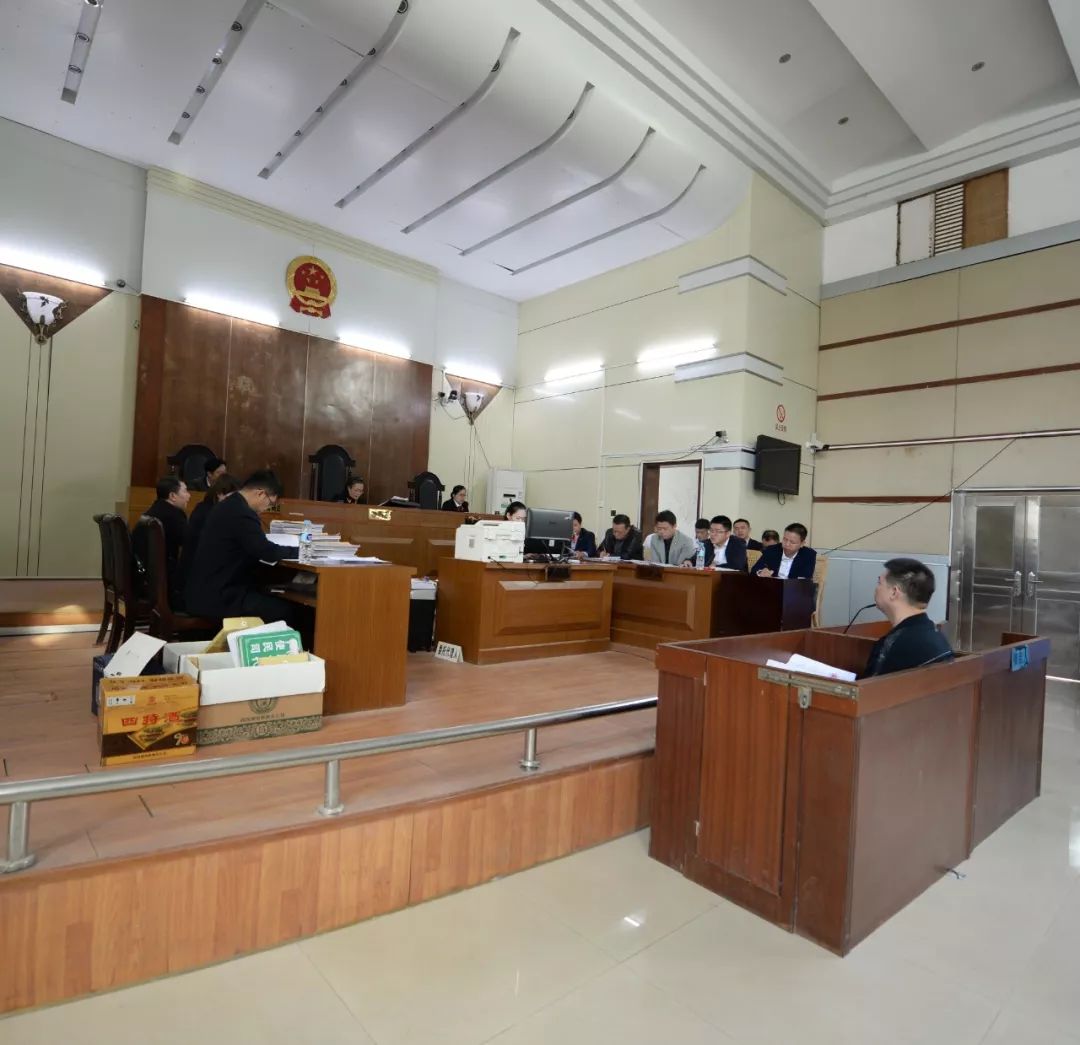 会昌法院公开开庭审理肉霸恶势力犯罪集团案件