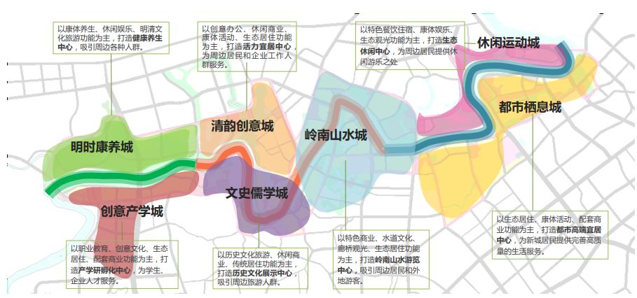 一江两岸规划首曝光打造罗定的城市客厅