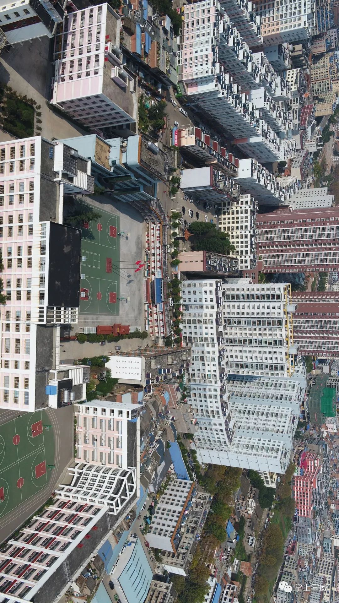 高清航拍宣威五中