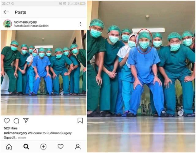 日前,马来西亚一个骗子偷来外科医生的照片,把自己的脸p了上去,然后