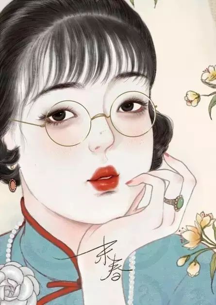 【醉花阴:蒼白姻缘】她笔下的民国旗袍美人,美的风情万种,惊艳了时光