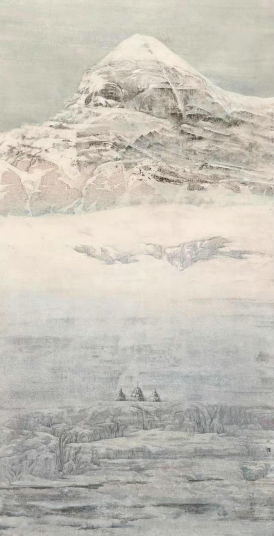 庆贺新中国七十华诞高原雪山画派作品展在云南美术馆隆重开幕