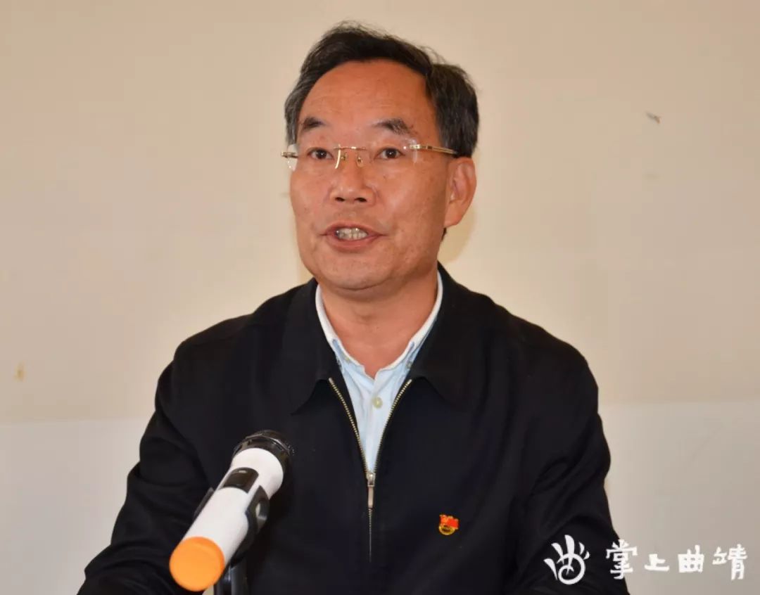 使命"主题教育第三指导组副组长崔家周,市委常委,宣威市委书记朱党柱