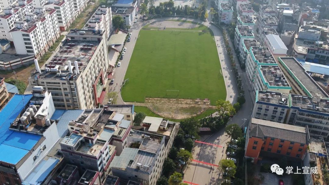 高清航拍宣威六中