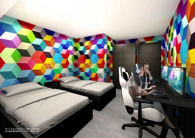 设备先进睡不着觉日本首家电竞主题旅馆公开亮相