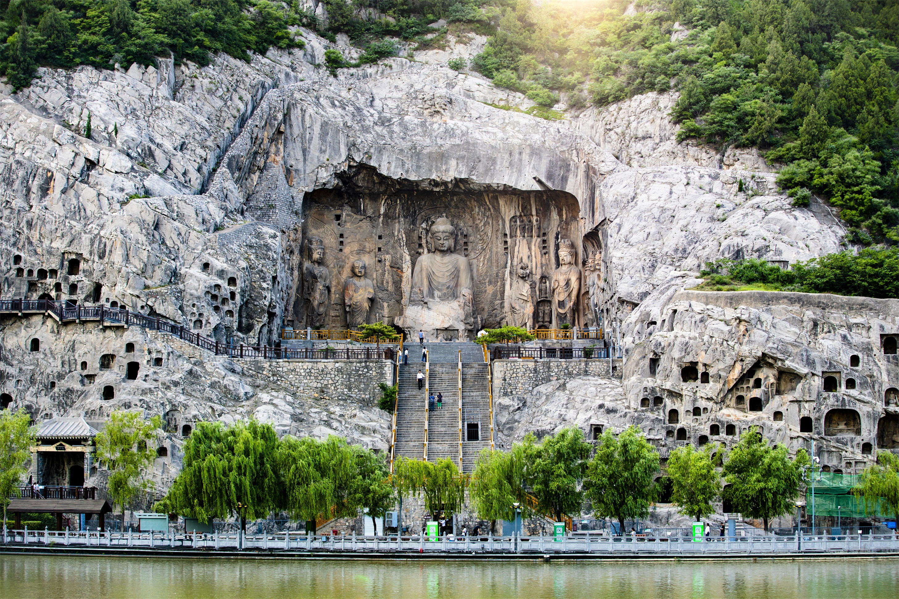 黄河龙门山图片