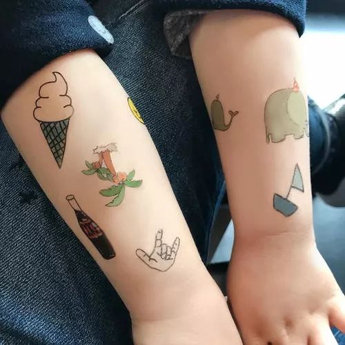 反正又不吃儿童纹身贴暗藏风险家长们务必看一下