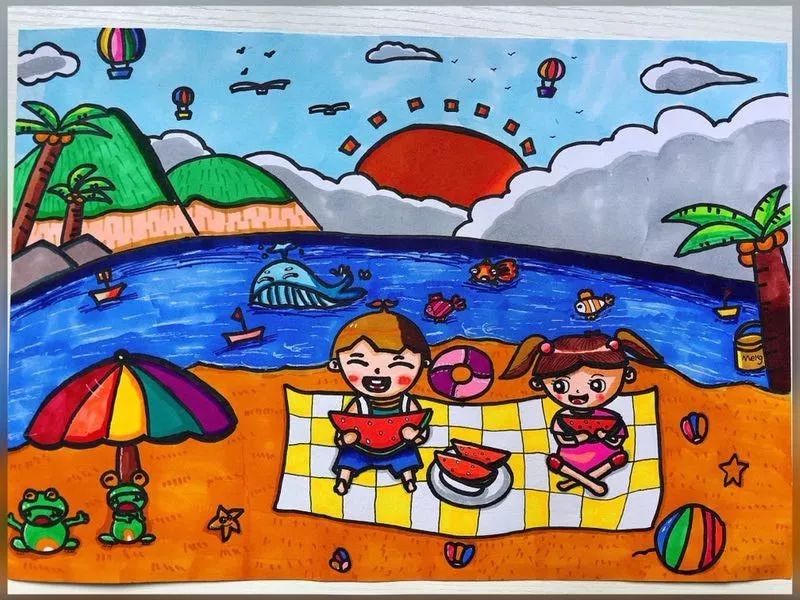 喜报丨琼海儿童画有奖征集获奖作品出炉啦快看你家孩子获奖了没