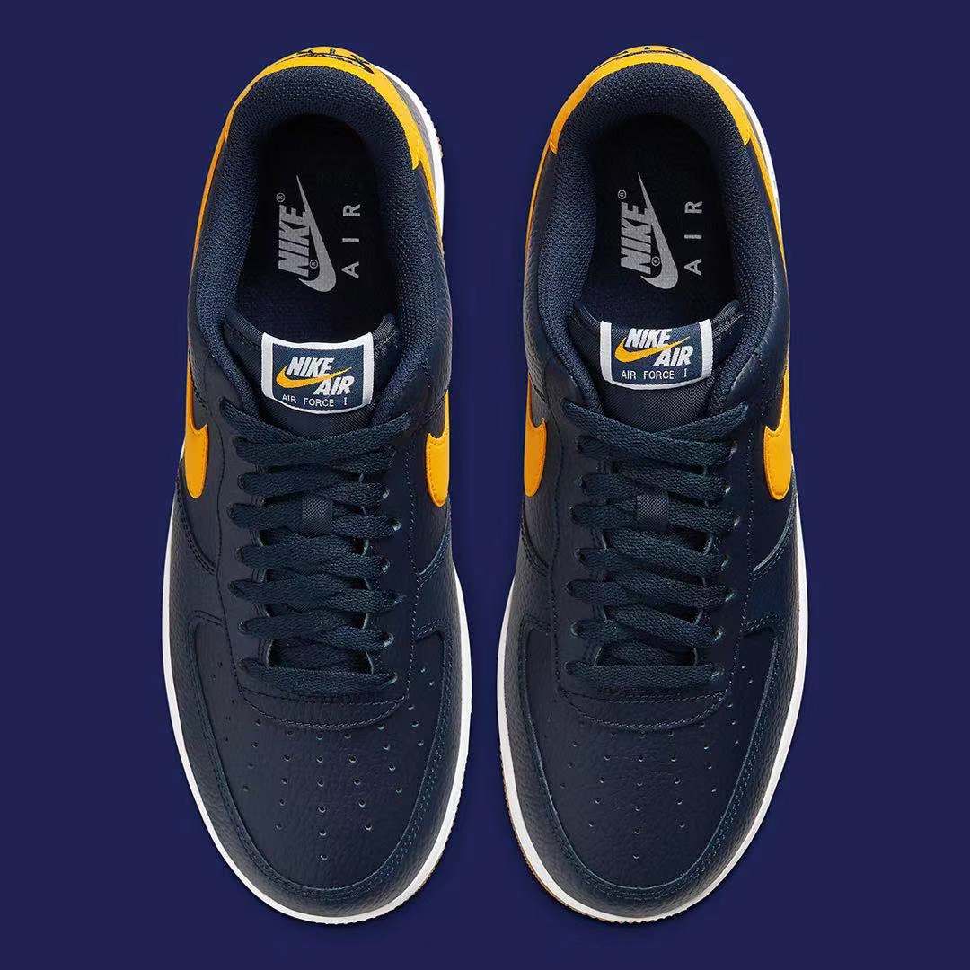 当个小海军吧这双nikeairforce1海军蓝质感十足