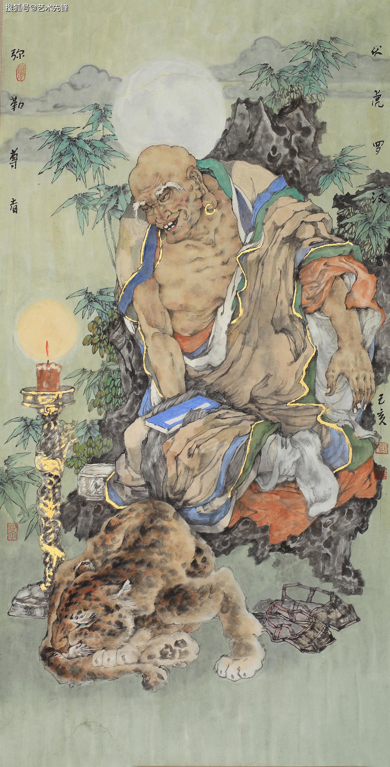 房全友房光友传世精品之作十八罗汉赏析