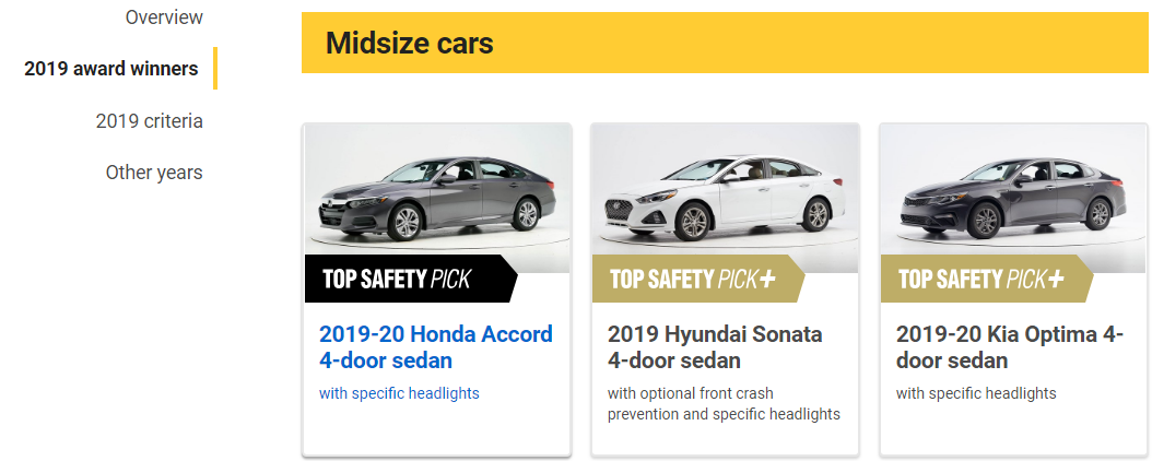 美国机构评16款安全之车日系完胜德系美系一触即溃