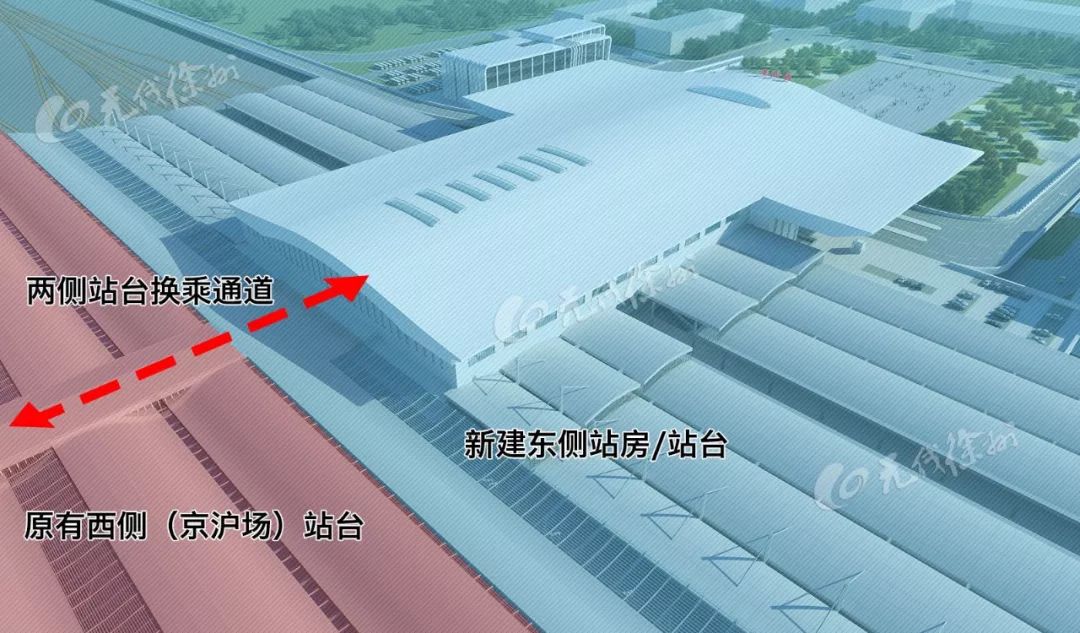 新鲜出炉的实景图你们要的徐州东站新站房工程已完成90