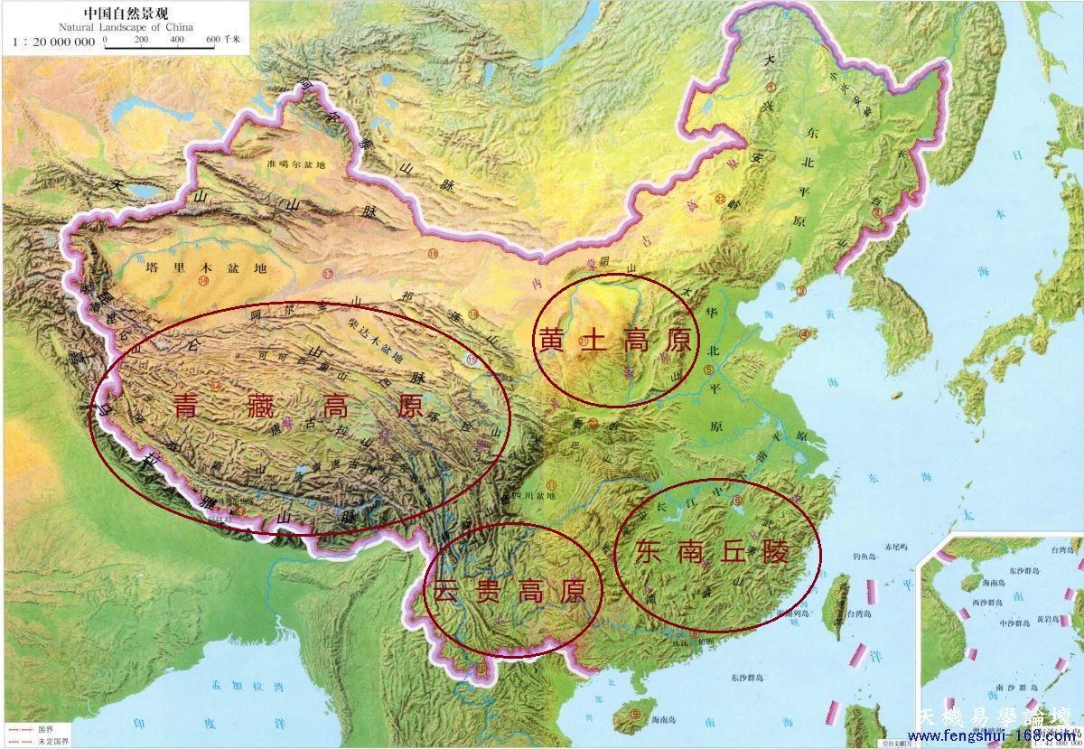 中国盆底分布图图片