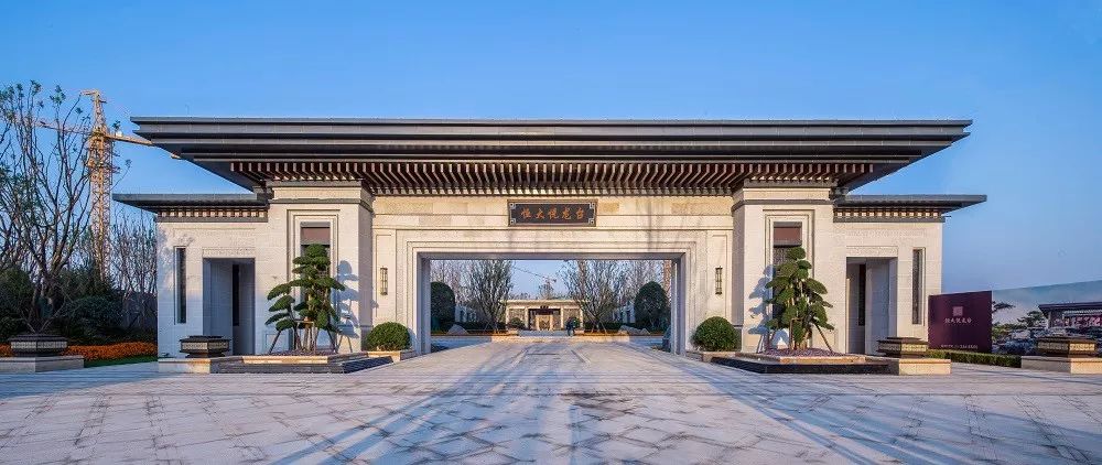古典与现代碰撞优雅与时尚并存河南61许昌恒大悦龙台景观设计