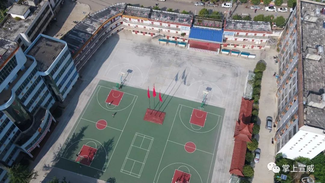 高清航拍宣威五中