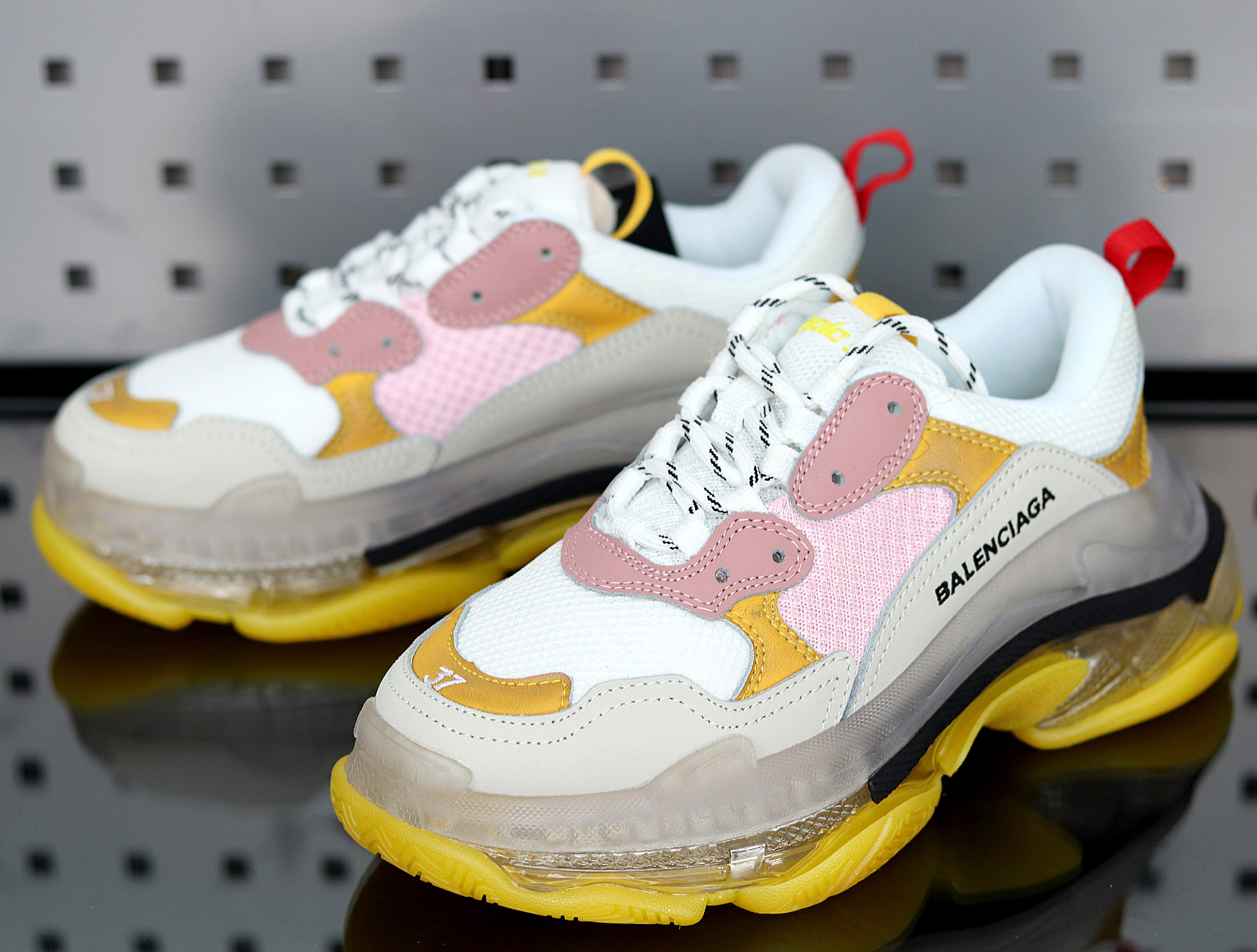 balenciagatripes二代巴黎世家灰黄粉图赏