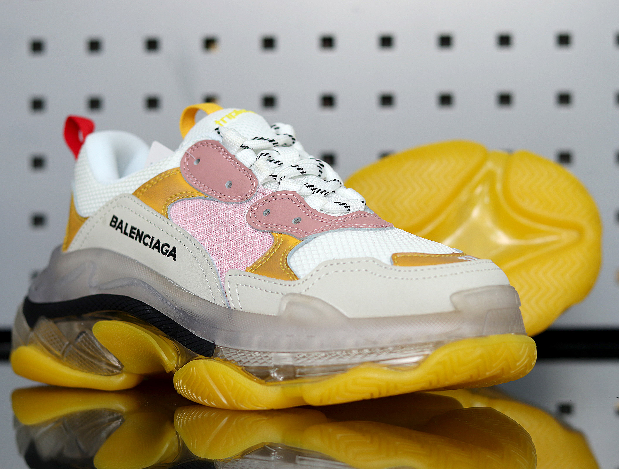 balenciagatripes二代巴黎世家灰黄粉图赏