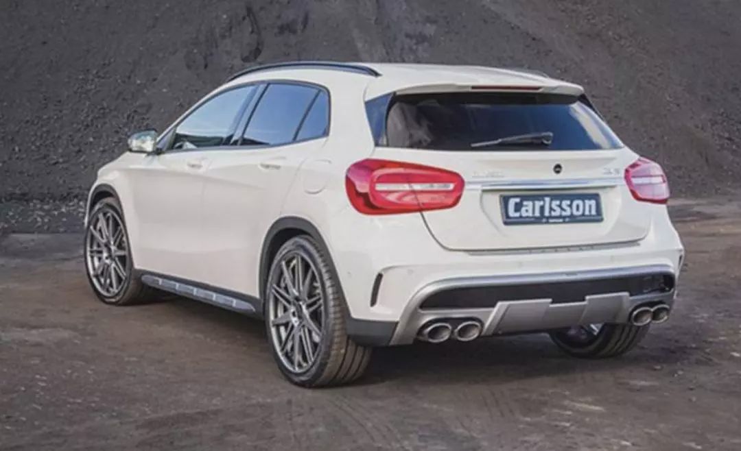 一改呆萌路线奔驰gla改装案例