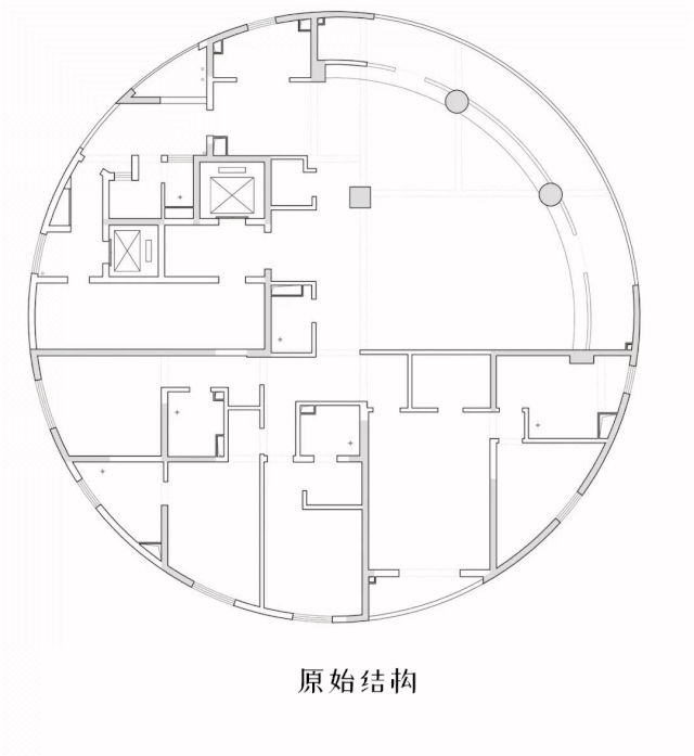 圆形房子设计平面图图片