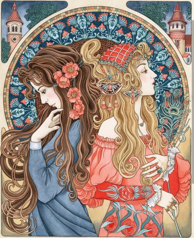 我的手绘插画快乐的童年往事