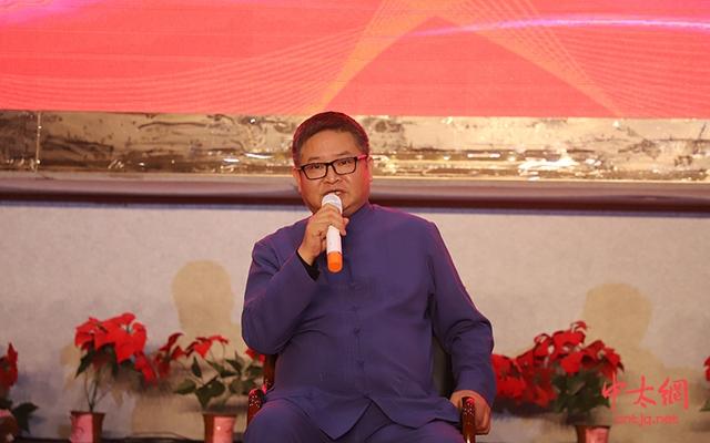 事业部总监龚飞龙,河南影视集团副总邓永,开封范鸿信太极拳学会张明