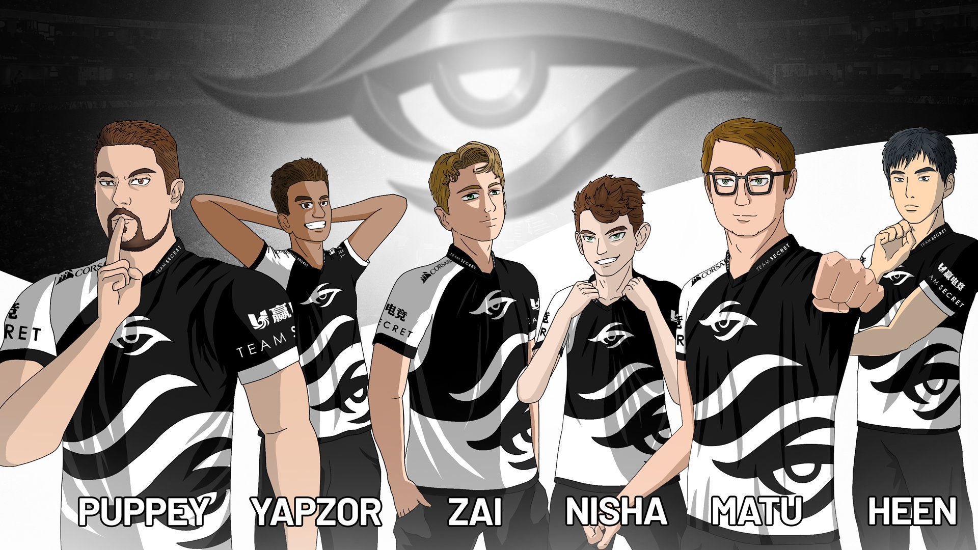 team secret秘密队官宣dota2新阵容,这下无敌了?