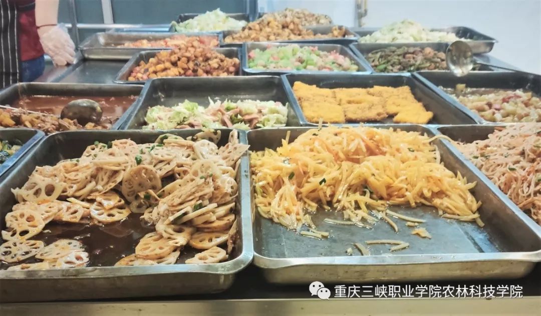 重慶三峽職業學院---晚餐時間_食堂