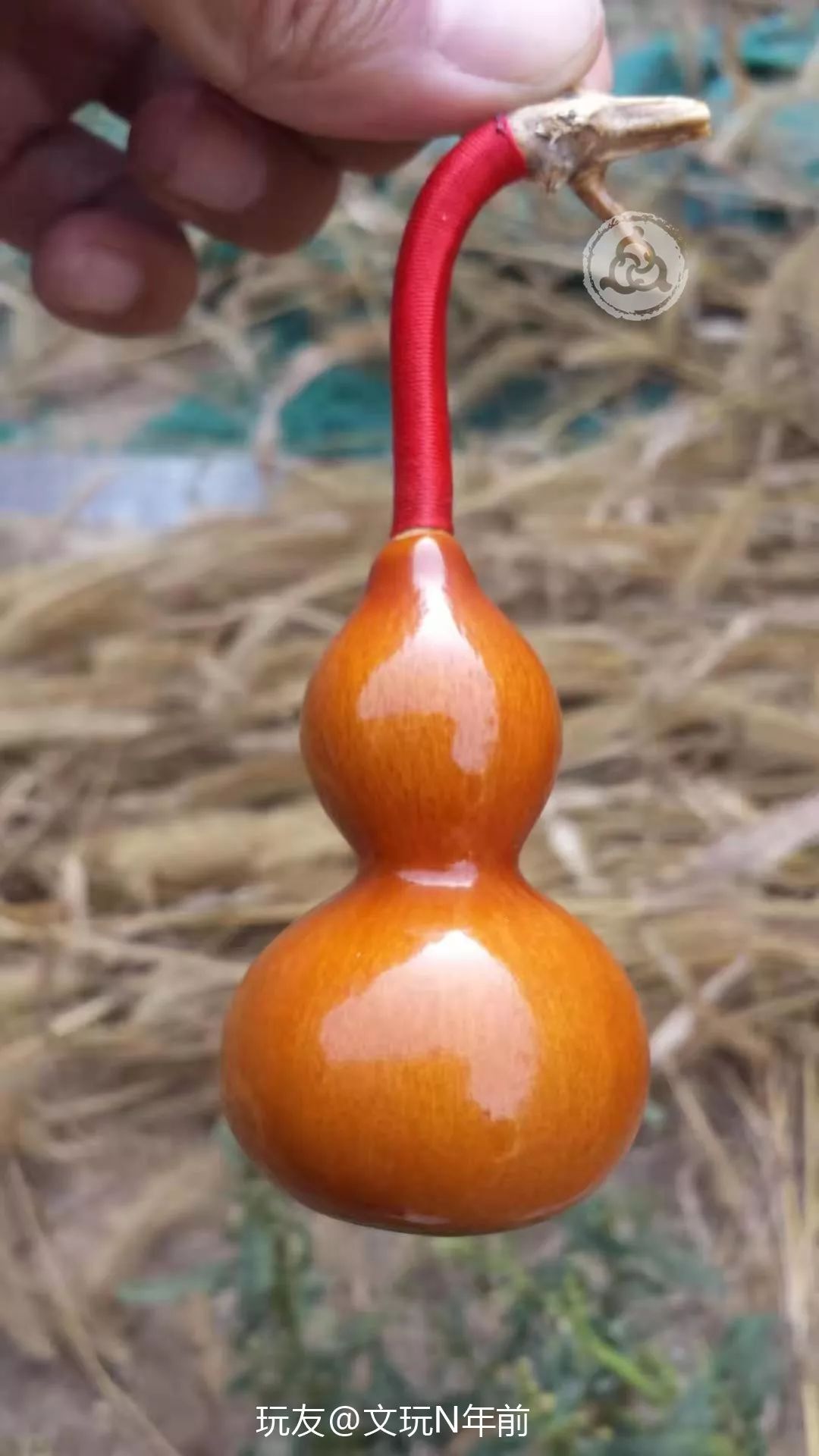 2年,他"偷懒"盘的小葫芦,美得有点过分了!_包浆