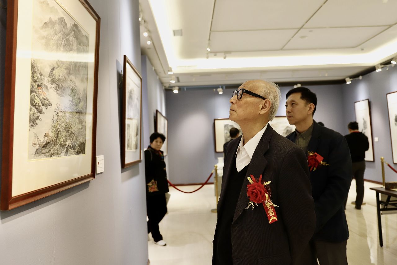 齐白石入室弟子张德文书画作品展在北京举办