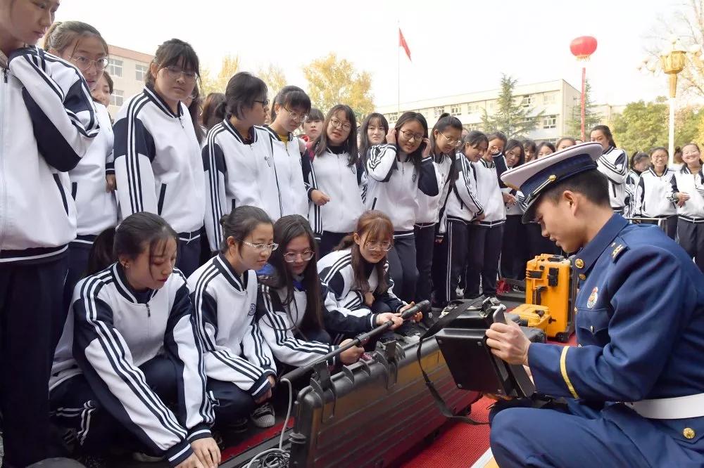 长治119消防宣传月在长治学院拉开帷幕