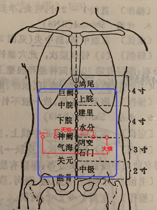 巨阙的准确位置图片图片