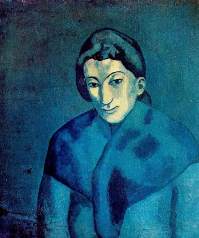 毕加索蓝色时代画的画图片