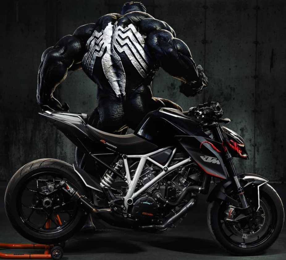 毒液男主角的摩托车图片