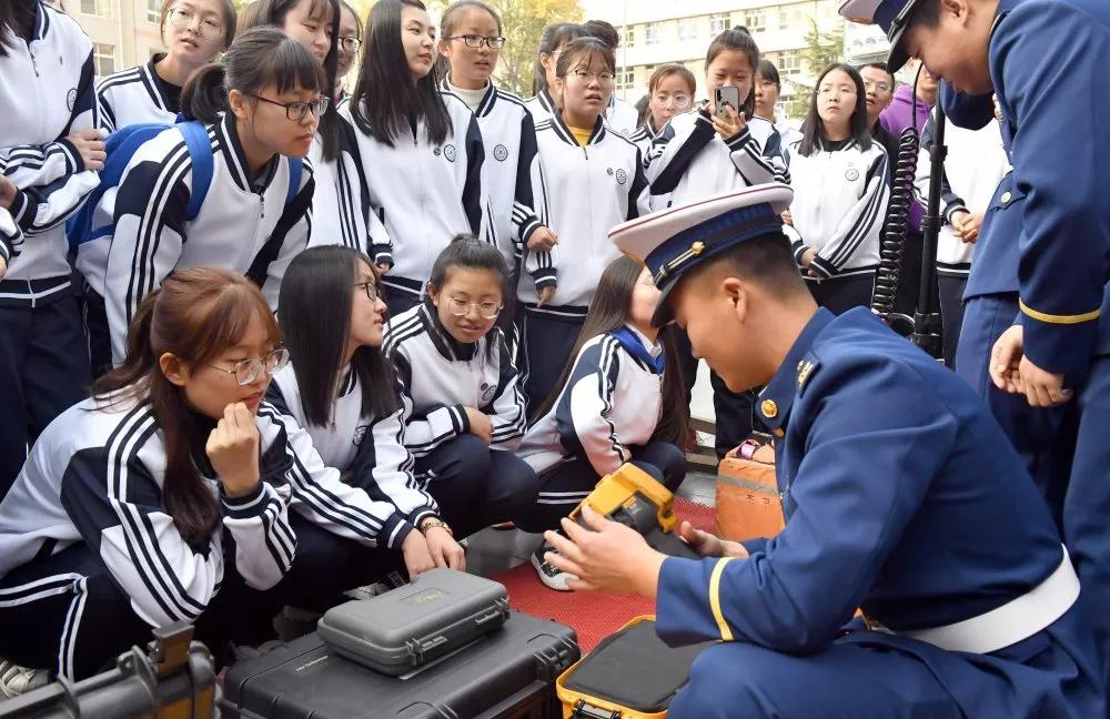 长治119消防宣传月在长治学院拉开帷幕