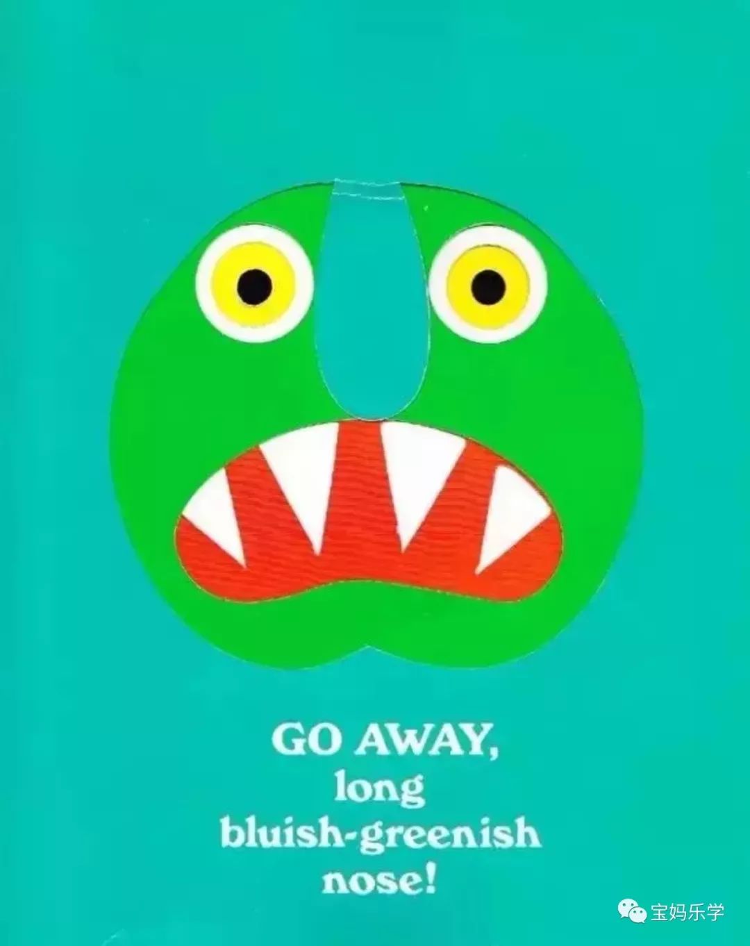 经典英文绘本推荐go away,big green monster. 走开,大绿怪