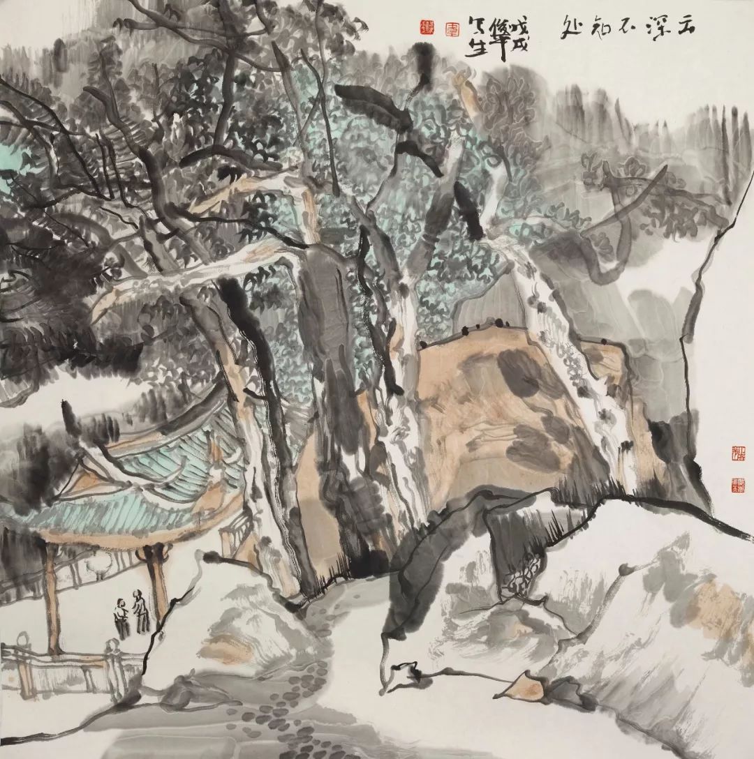 阳山作品柒万里作品刘新作品/ 当代水墨画家部分作品 /(排名不分先后)