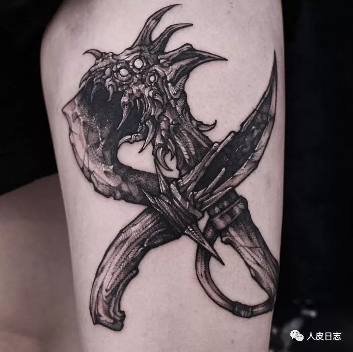 人皮日志第499篇blackwork