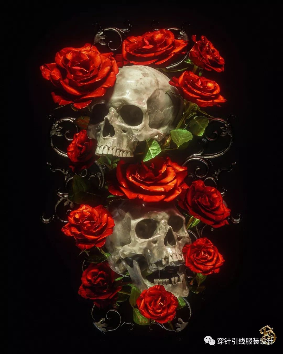灵感骷髅图案设计